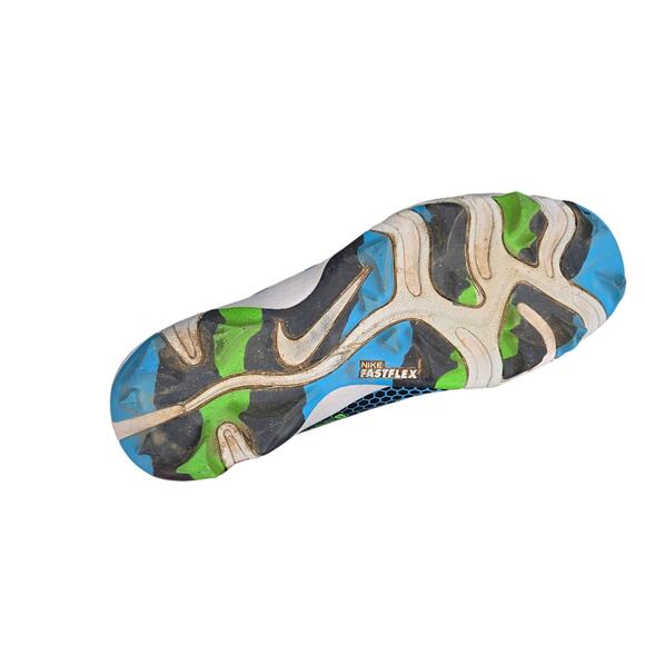 Big Kids Nike Hyperdiamond 4 Turquoise Softball Athletic Cleats Size 5.5Y - Picture 3 of 5